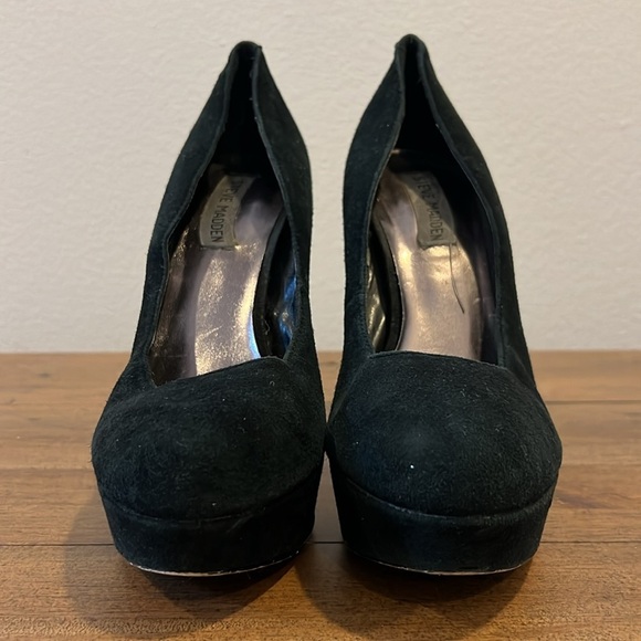 Steve Madden Caryssa black suede pump size 8 - Picture 2 of 7